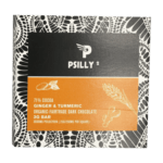 Psilly - Dark Chocolate Bar - Ginger & Turmeric | Shroom Delivery Canada