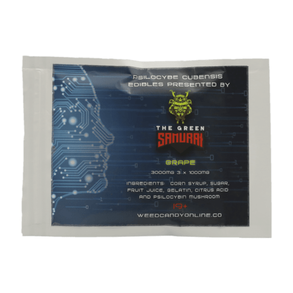 The Green Samurai - Shroom Gummies - Grape - 3g | Shroom Delivery Canada