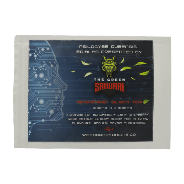 The Green Samurai - Raspberry Black Tea - 1000mg | Shroom Delivery Canada