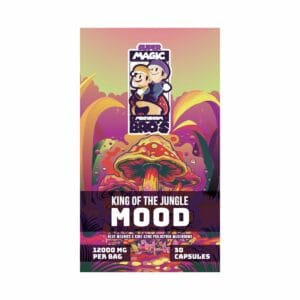 Super Magic Mushroom Bro’s - King of the Jungle MOOD - 400MG Capsules | Shroom Delivery Canada